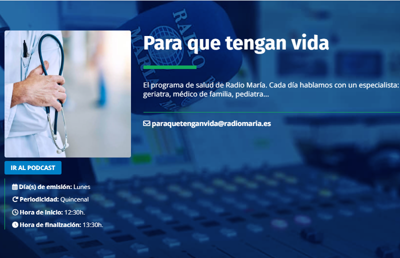 Programa de Radio María: Para que tengan vida 23/03/26