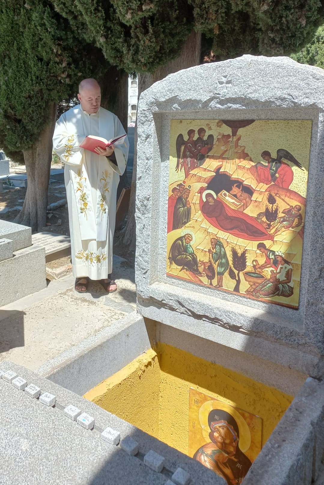 Interior de la sepultura